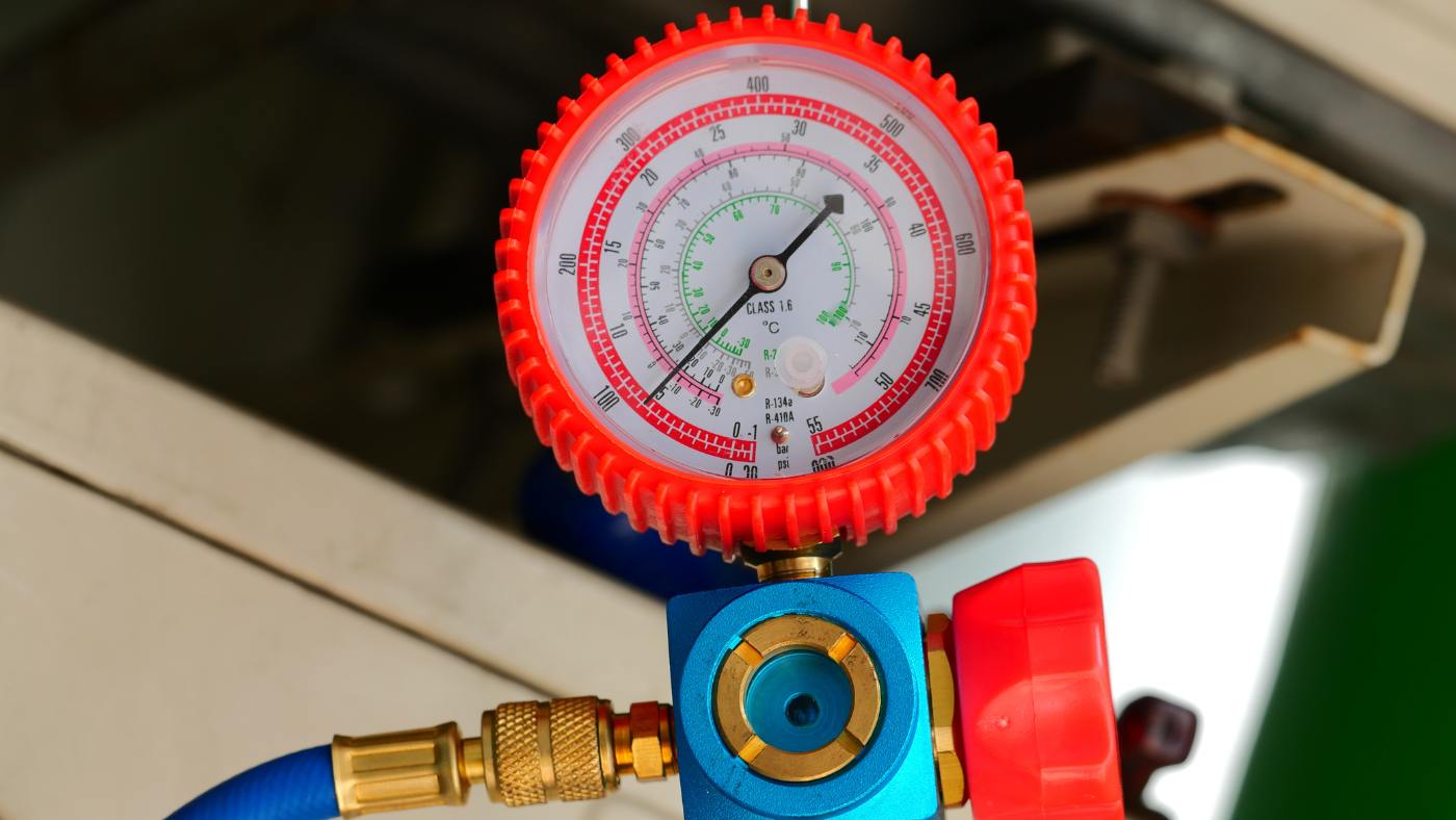 commercial refrigeration repair gauge